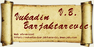 Vukadin Barjaktarević vizit kartica